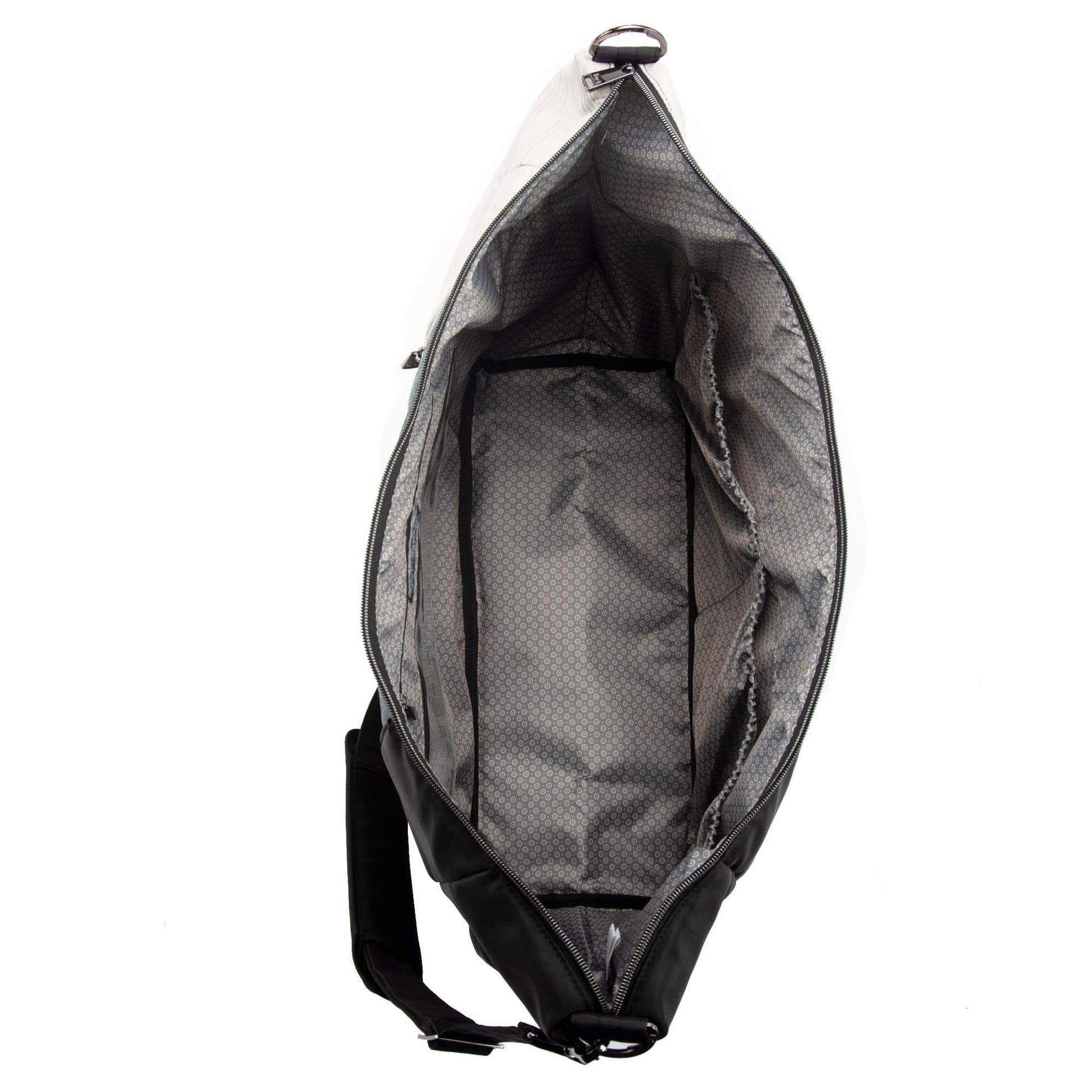 Shuffle Overnight Tote Bag - HEATHER GREY - Shuffle_HeatherGrey_05