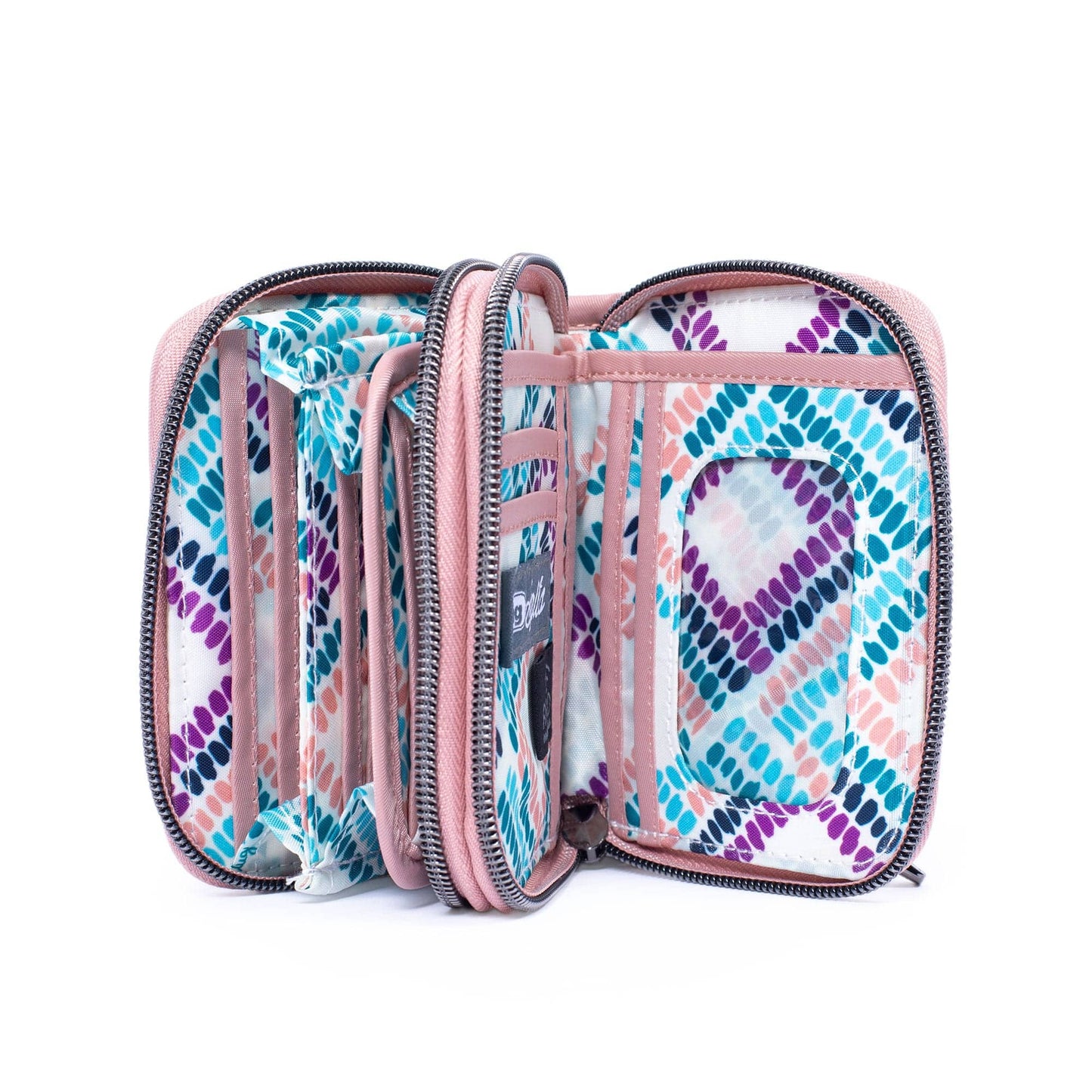Splits Compact RFID Wallet - BLOOM SAND - Splits_BlushPink_05