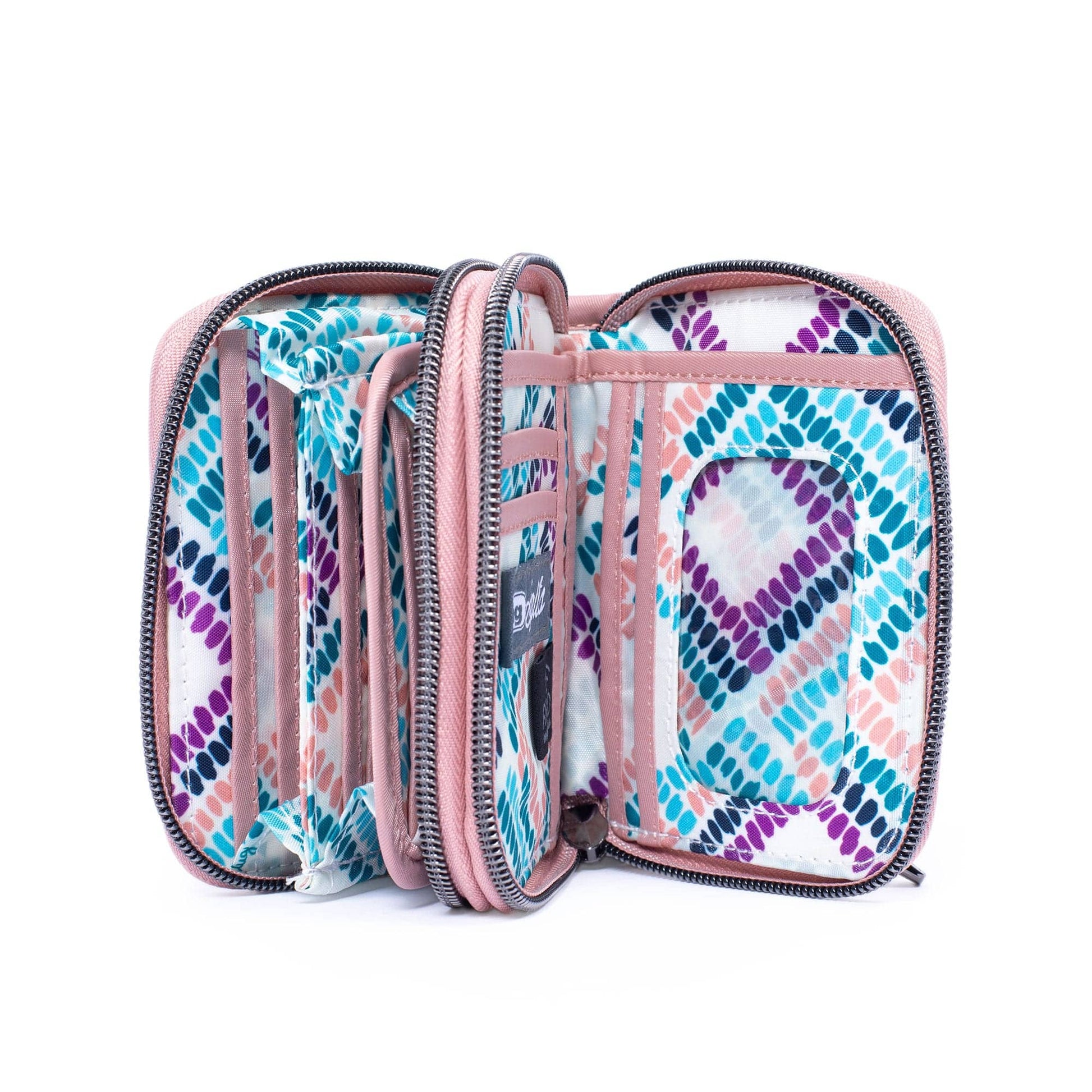 Splits Compact RFID Wallet - BLOOM SAND - Splits_BlushPink_05