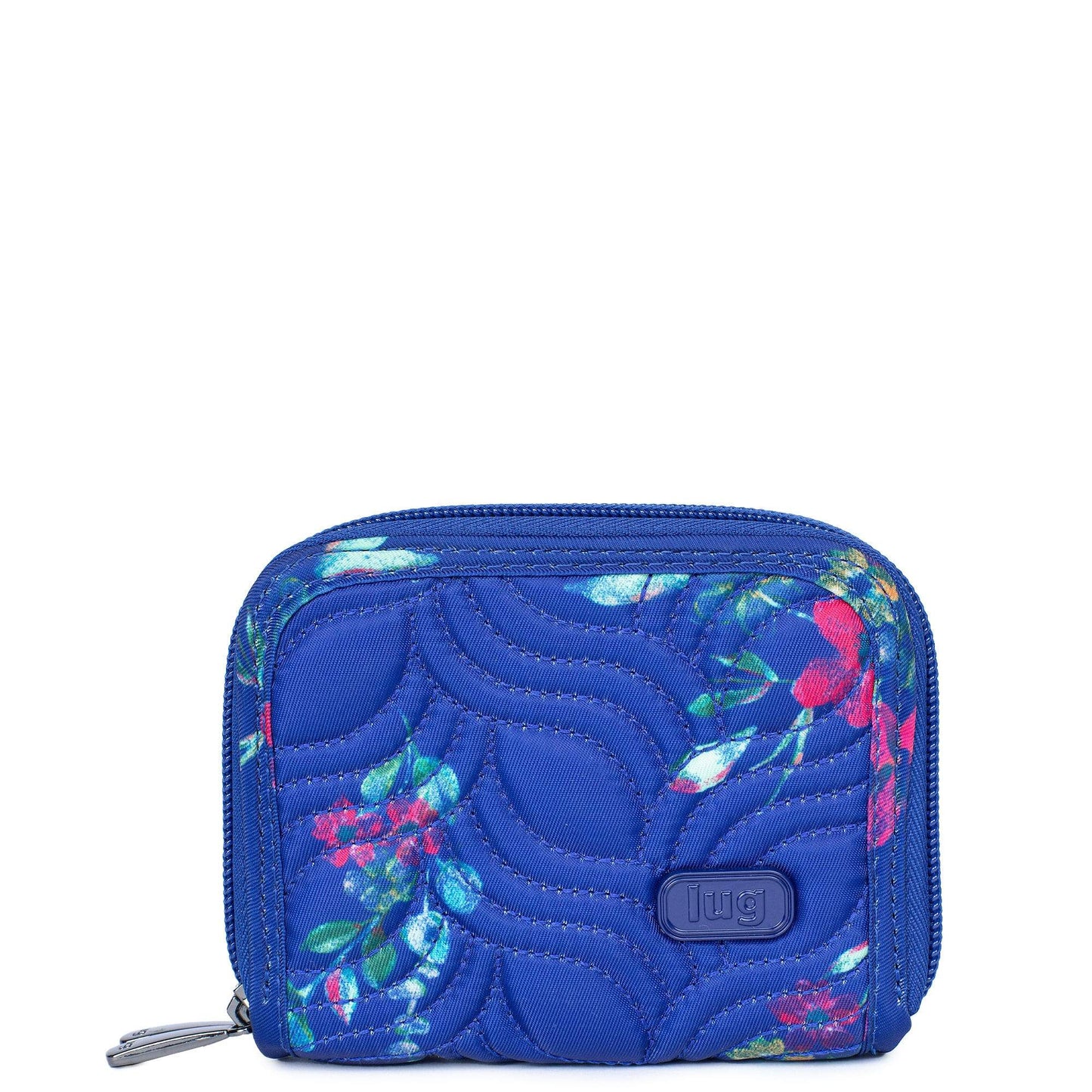 Splits Compact RFID Wallet - BOUQUET BLUE - Splits_BouquetBlue_01