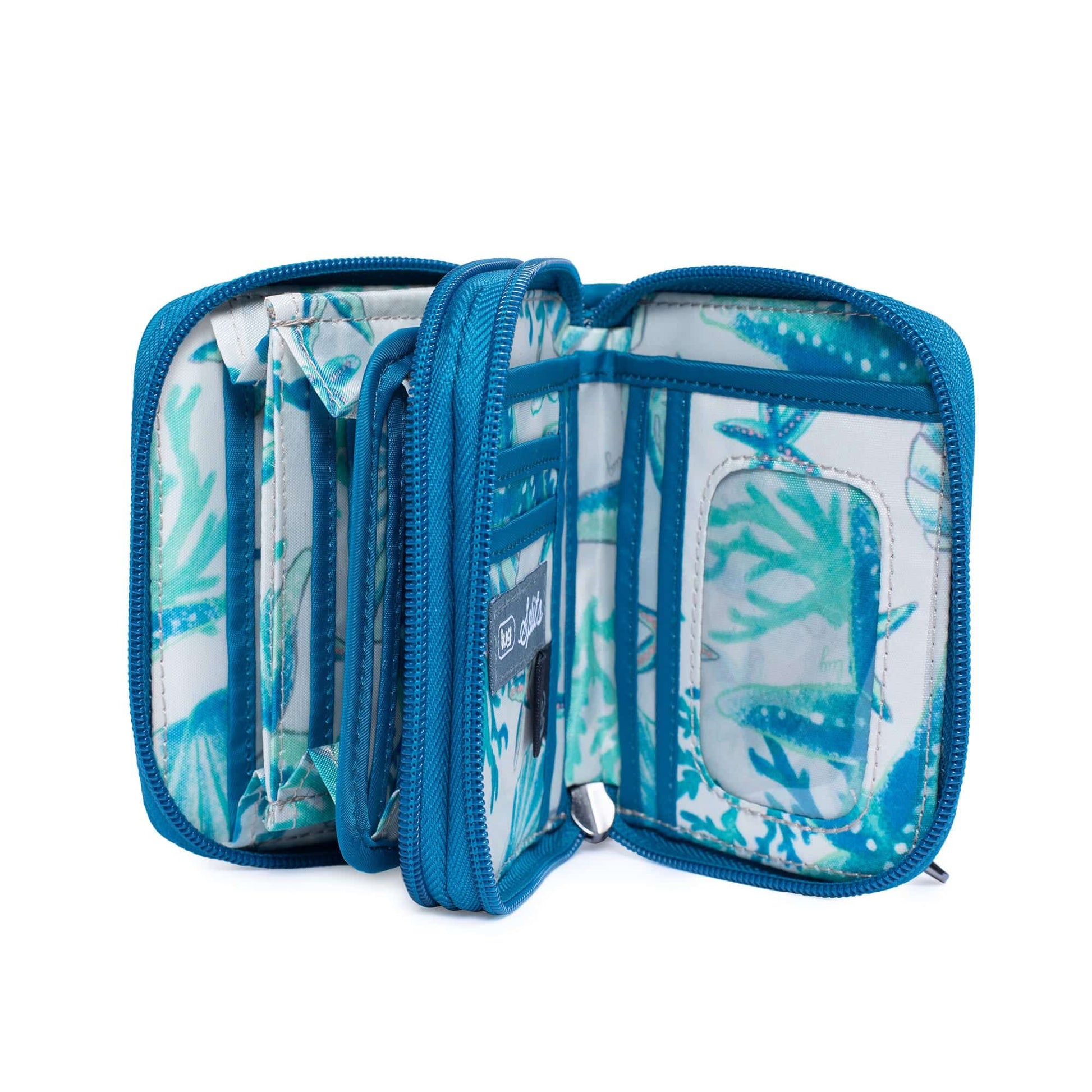 Splits Compact RFID Wallet - OCEAN BLUE - Splits_OceanBlue_05