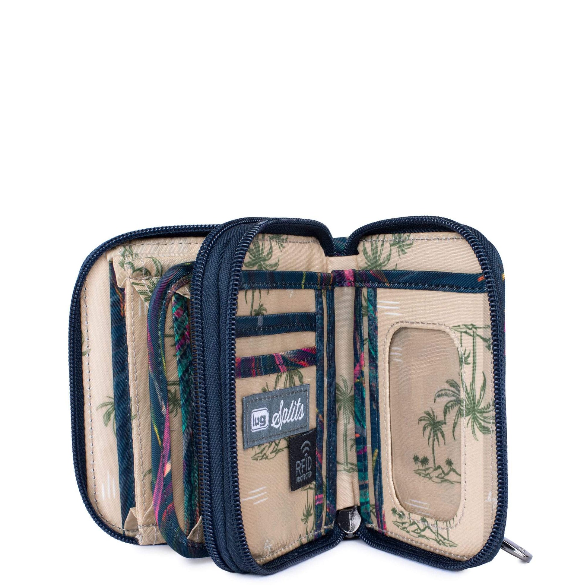 Splits Compact RFID Wallet - TROPICAL MULTI - Splits_TropicalMulti_05