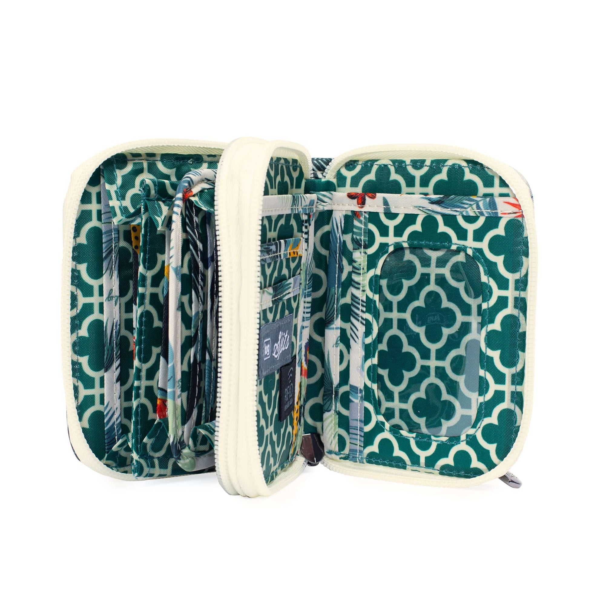 Splits Compact RFID Wallet - WILDLIFE CREAM - Splits_WildlifeCream_05