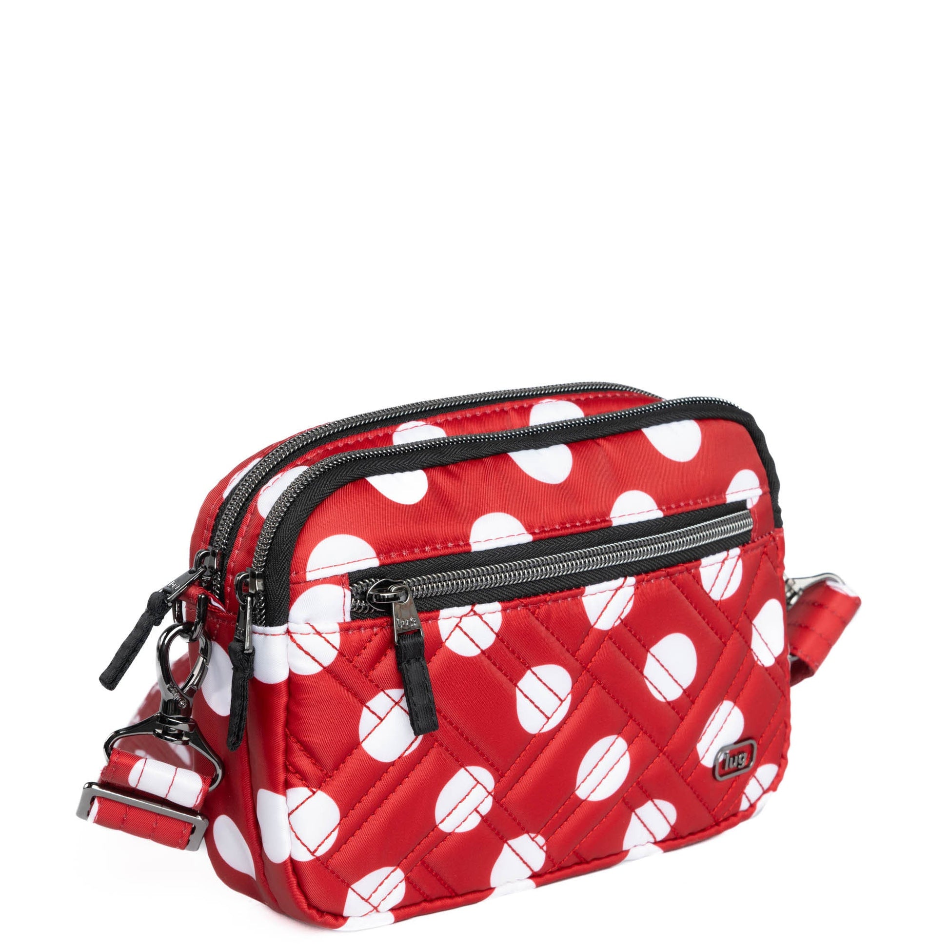 Super Coupe 2 Convertible Crossbody Bag - CRIMSON LARGE DOT - SuperCoupe2Classic_CrimsonDot_02_ah0oin