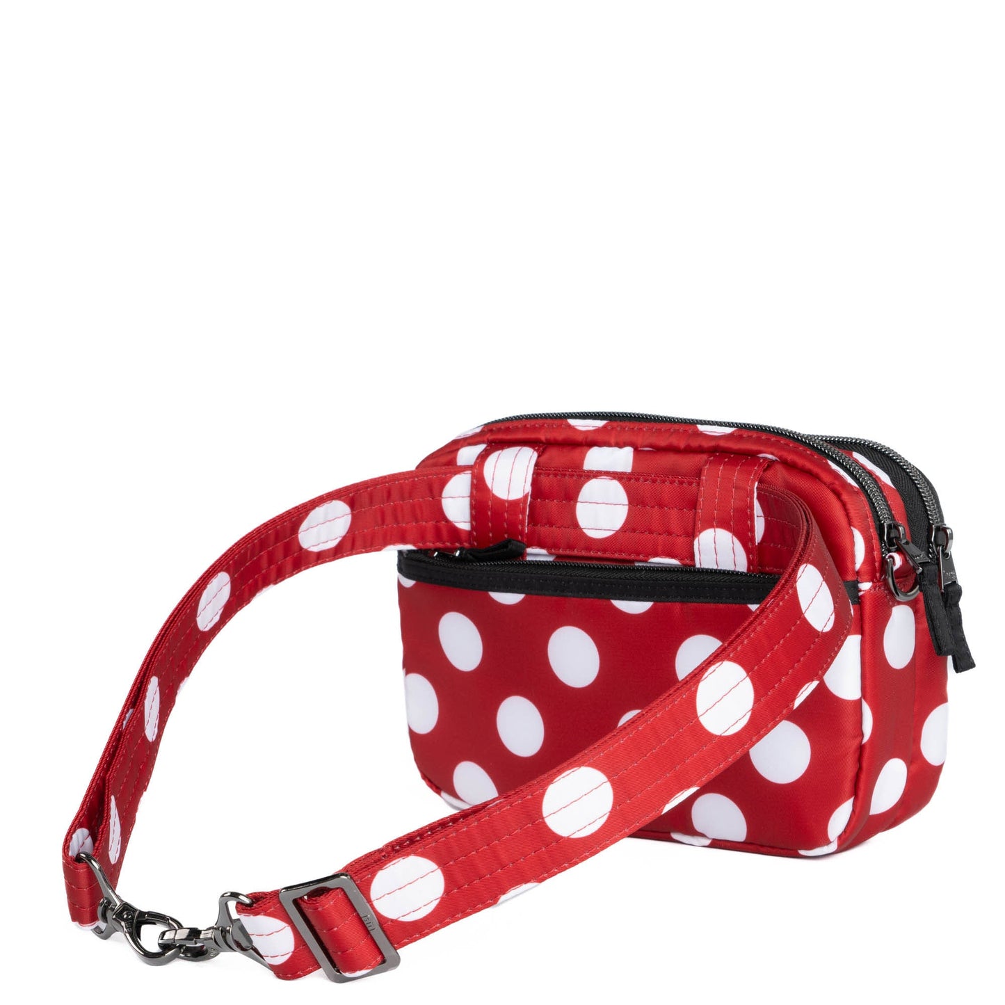 Super Coupe 2 Convertible Crossbody Bag - CRIMSON LARGE DOT - SuperCoupe2Classic_CrimsonDot_04_tux8gf