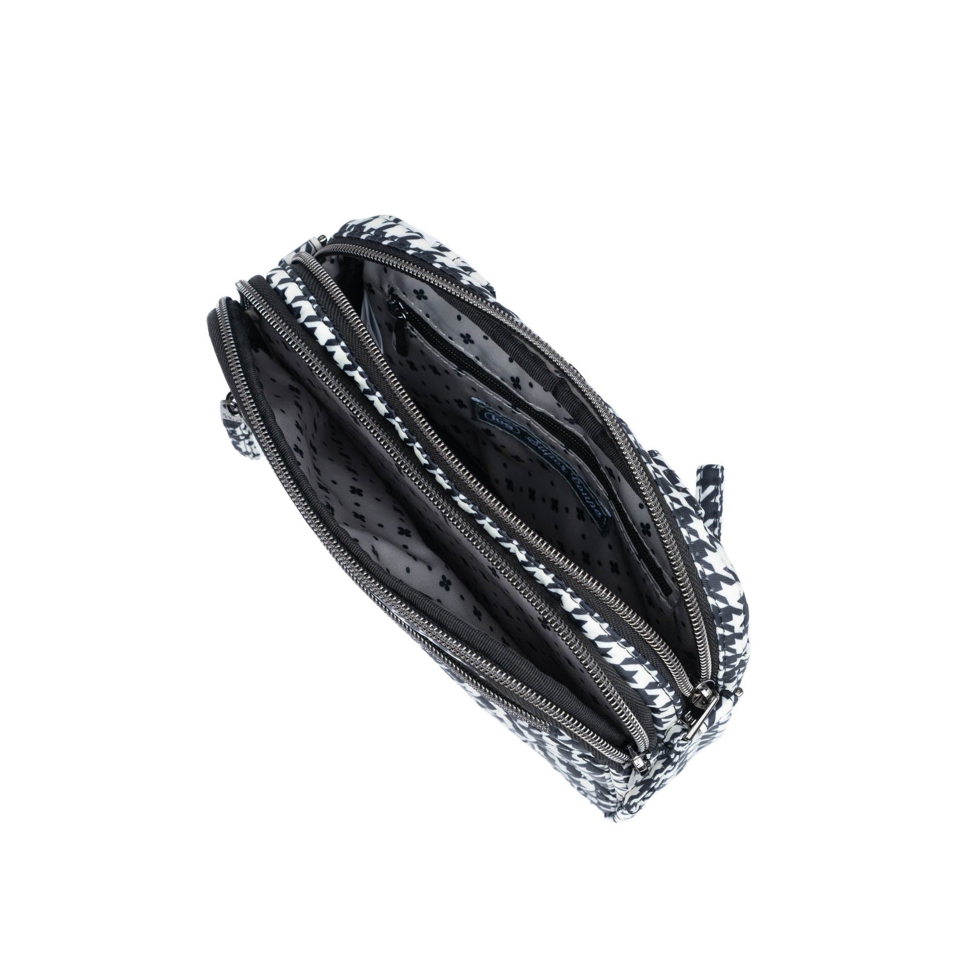 Super Coupe 2 Convertible Crossbody Bag - MICRO HOUNDSTOOTH BLACK - SuperCoupe2Classic_MicroHoundstoothBlack_05_zsoawo