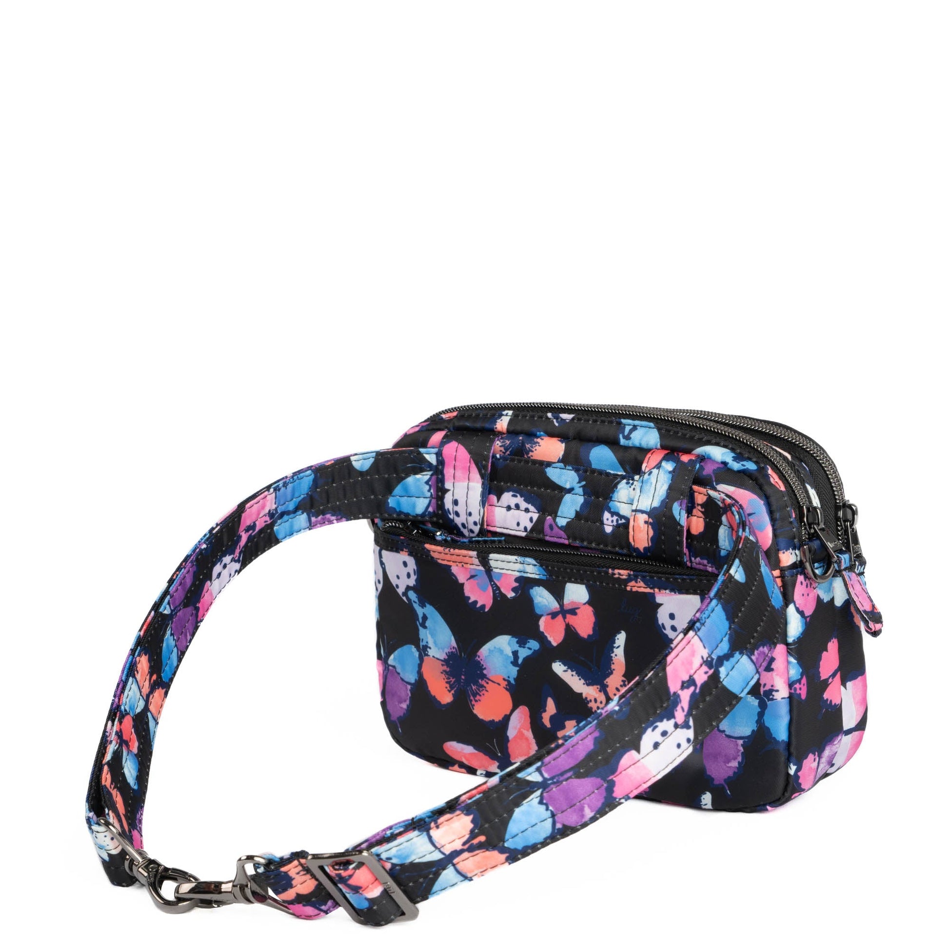 Super Coupe 2 Convertible Crossbody Bag - WATERCOLOR BUTTERFLIES - SuperCoupe2Classic_WatercolourButterflies_04_tpzybs