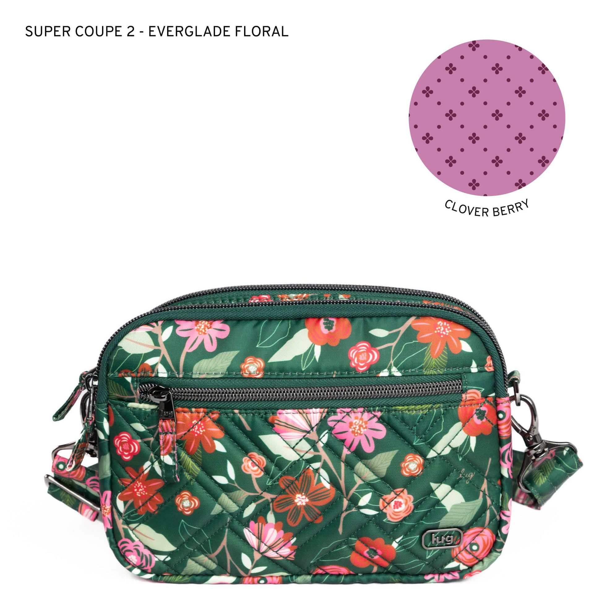 Super Coupe 2 Convertible Crossbody Bag - EVERGLADE FLORAL - SuperCoupe2_EvergladeFloralLL
