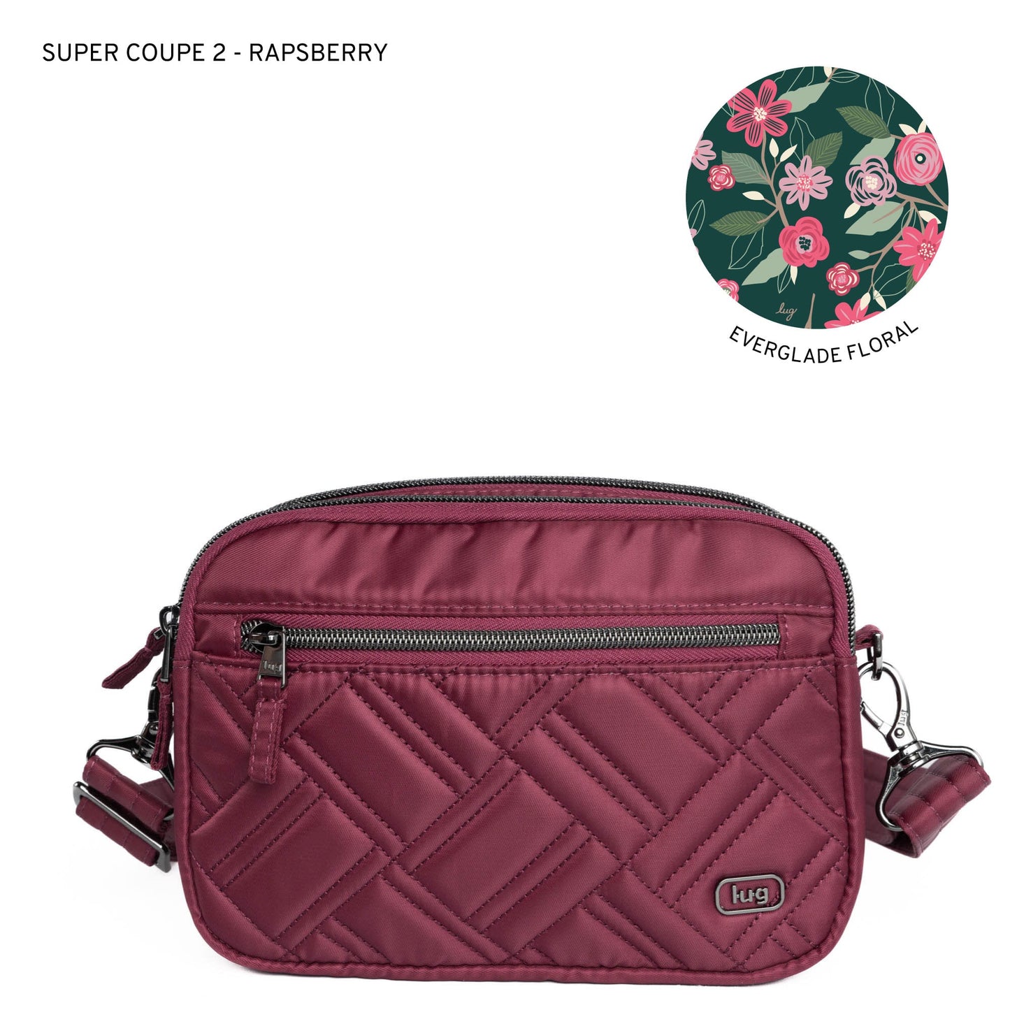 Super Coupe 2 Convertible Crossbody Bag - RASPBERRY - SuperCoupe2_RaspberryLL
