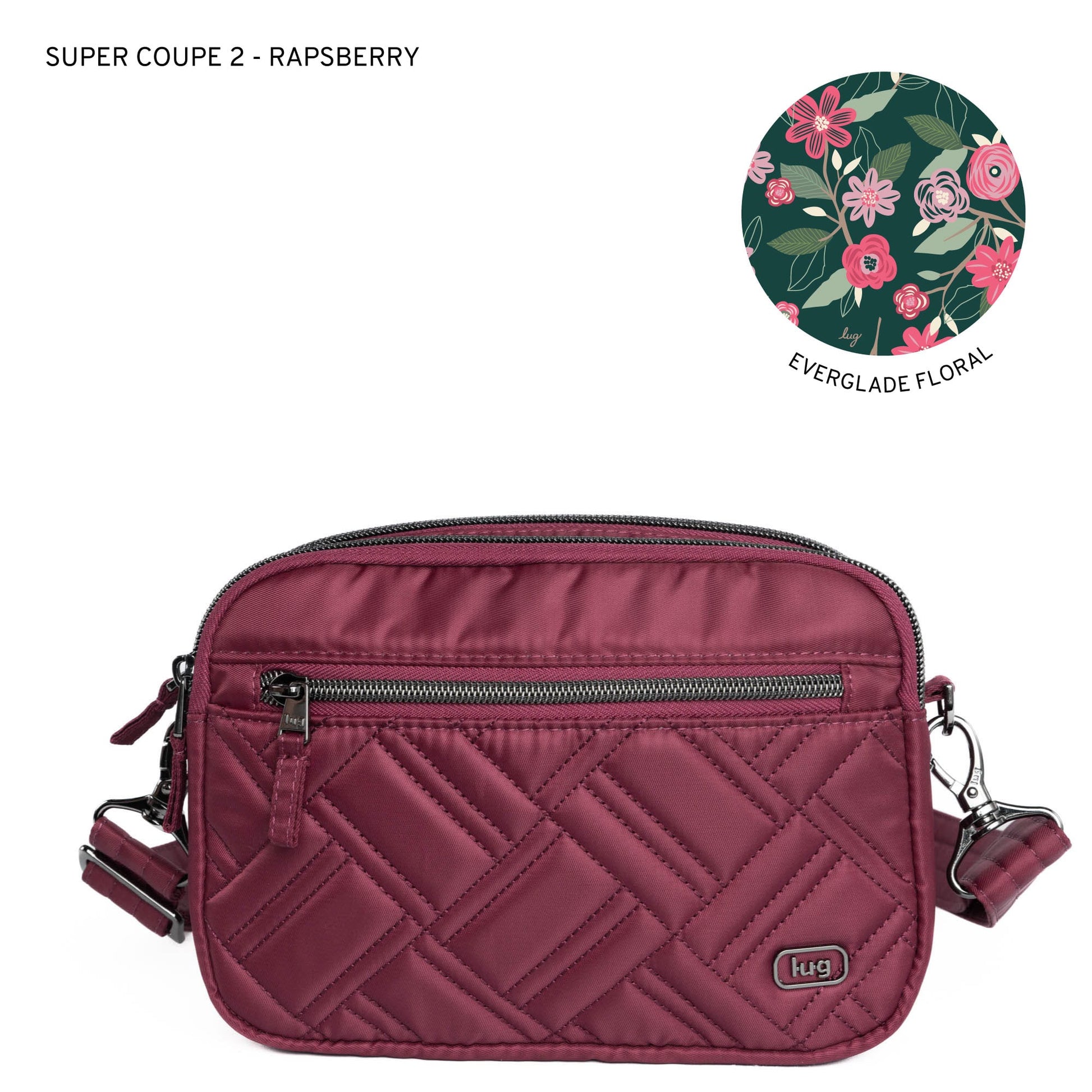 Super Coupe 2 Convertible Crossbody Bag - RASPBERRY - SuperCoupe2_RaspberryLL