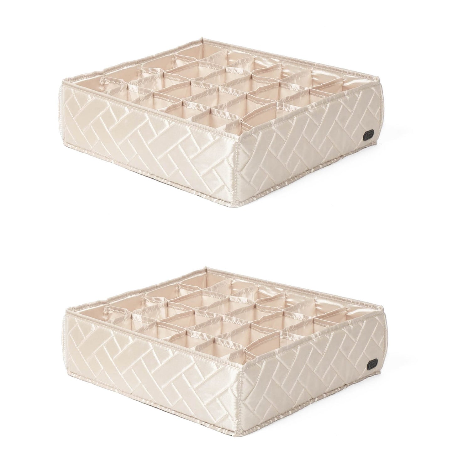 Trolley 2pc 24 Pocket Drawer Organizers