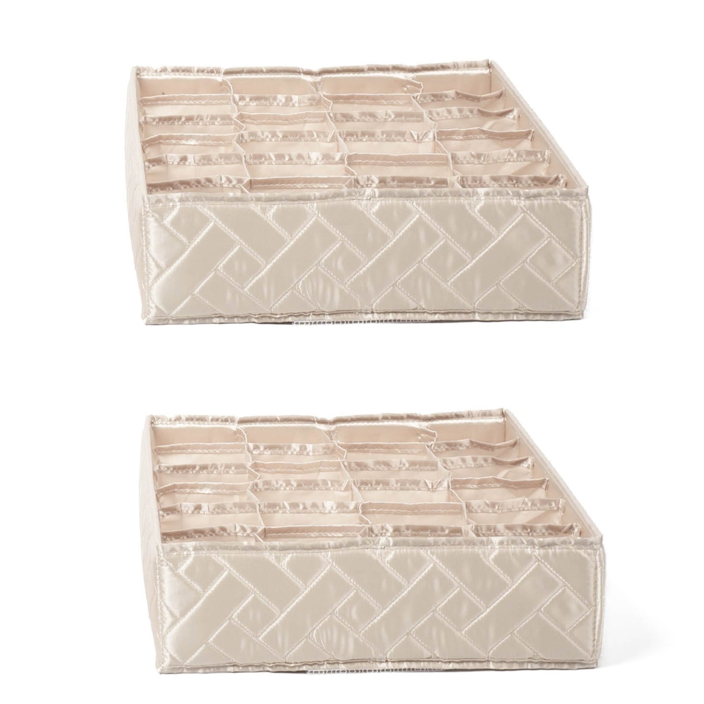 Trolley 2pc 24 Pocket Drawer Organizers