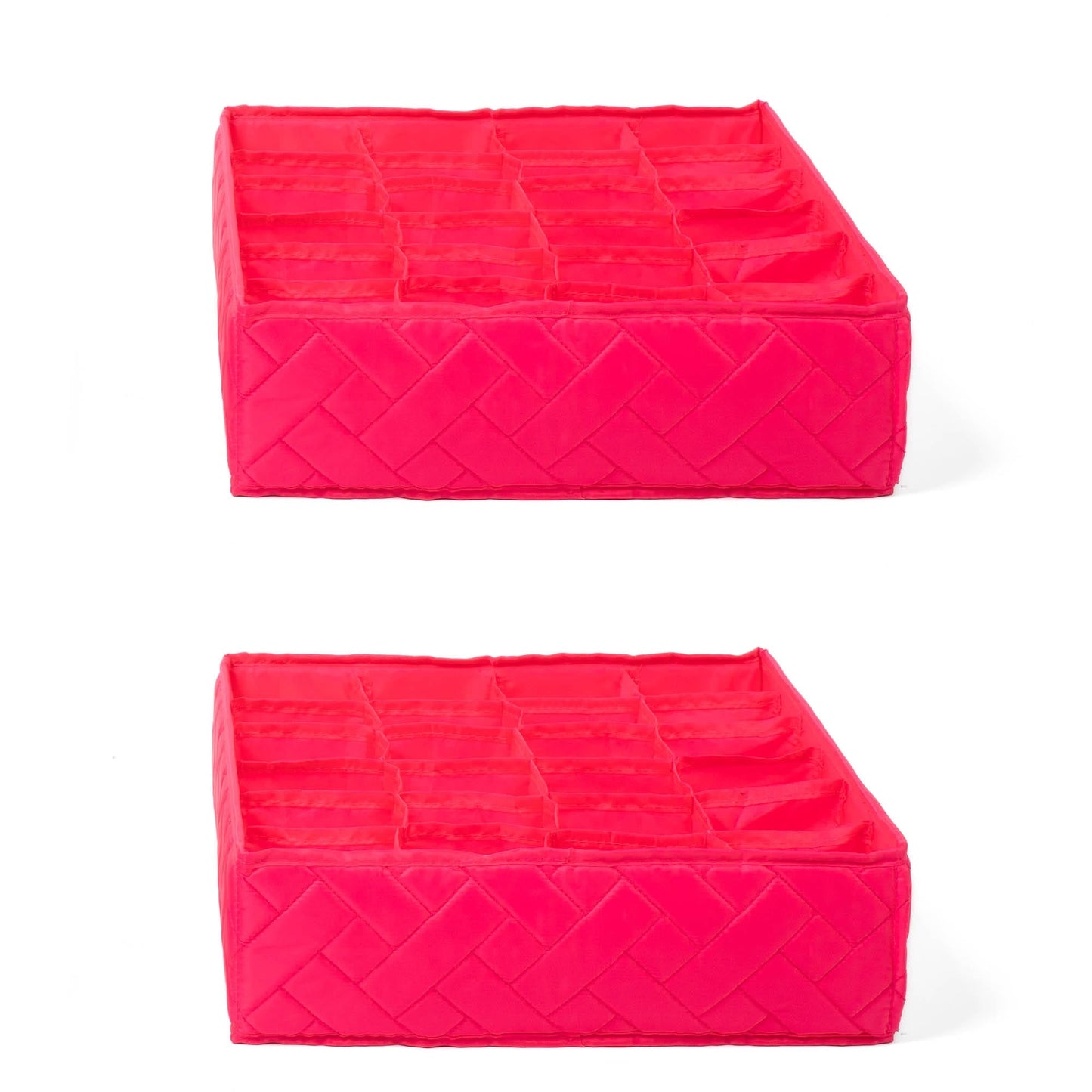 Trolley 2pc 24 Pocket Drawer Organizers