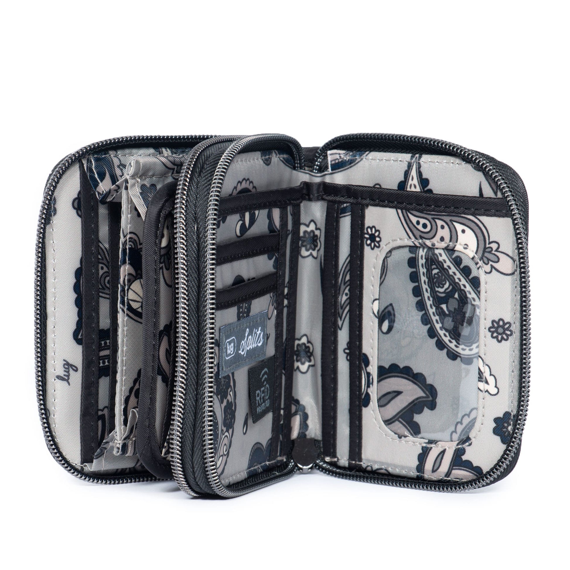 Splits Compact RFID Wallet - CONTEMPORARY MIDNIGHT BLACK - splits-2_ContemBlack_05-NEW-INTERIOR