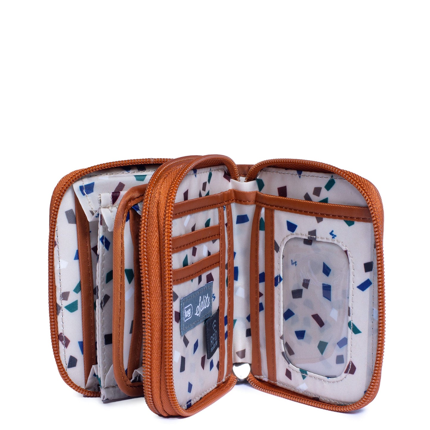 Splits Compact RFID Wallet - COPPER BROWN - splits2_CopperBrown_05
